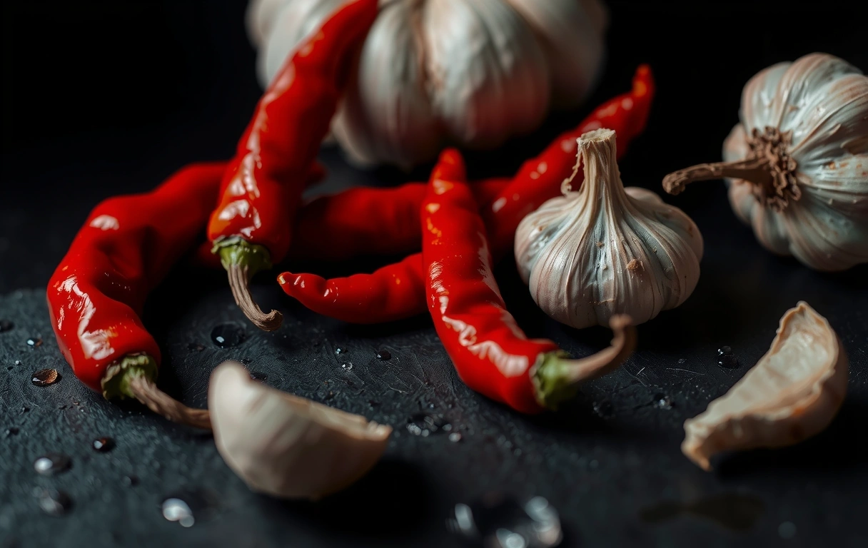 Ingredienti italiani in chiaroscuro